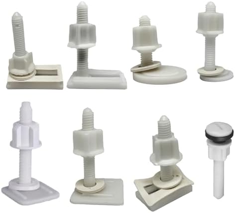 High-Quality Plastic Toilet Seat Hinges Parts Kit