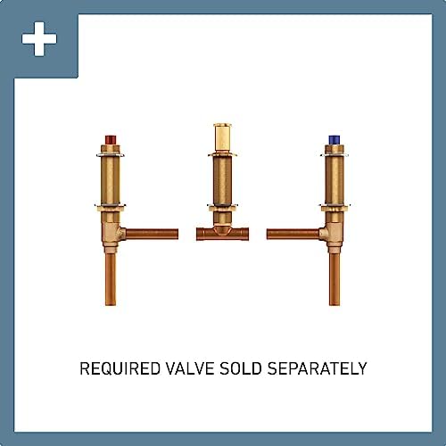 Miquid 2-Handle Oil-Rubbed Bronze Faucet Kit Low Profile ADA-Compliant