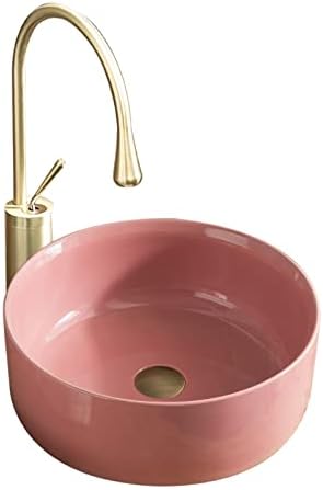 Fashionable Pink Vessel Sink