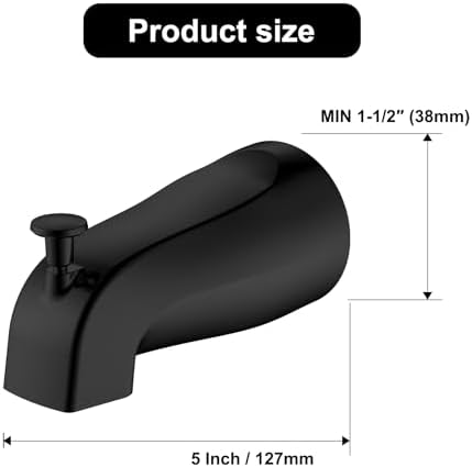 Golden Hao 5-inch Universal Slip-On Faucet