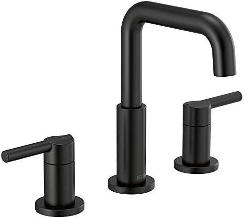 Matte Black Bathroom Faucet Easy Install Durable Design