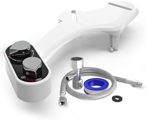 Easy Dual Nozzle Bidet with Self-Cleaning for Clean Comfort