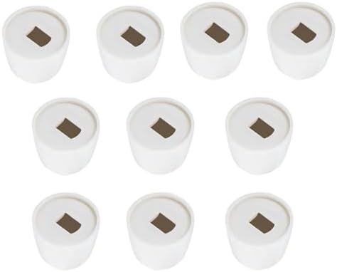 Senriise 10-Pack Toilet Bolt Caps Plastic Snap-in Covers