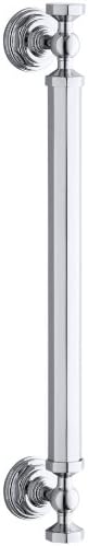 Pinstripe 14-Inch Pivot Handle Bright Silver