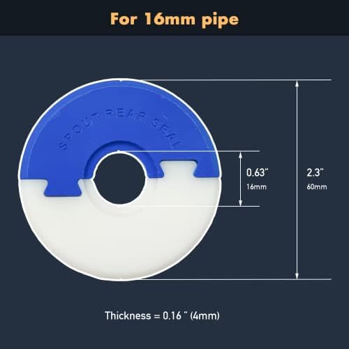Waterproof Bathtub Spout Pipe Seal with 5-Step Installation Tests Pass