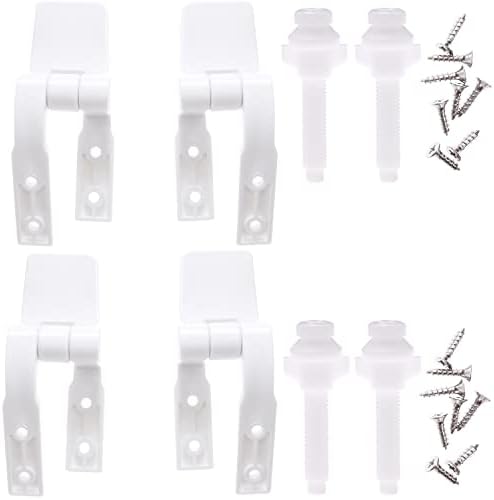 Reusable Toilet Seat Hinges for White Plastic Seats