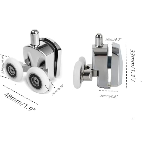 Curved Shower Door Rollers Replacement