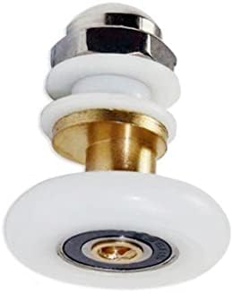 4-Piece Copper Stainless Steel Shower Door Rollers