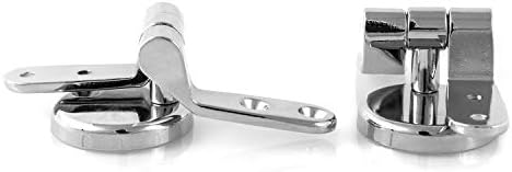 Toilet Seat Hinge Replacement Durable Zinc Alloy Hinges for Toilets