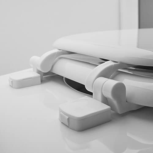 Secure Your Toilet Seat White Plastic Hinge Replacement Set