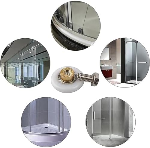 4-Piece Glass Shower Door Roller Smooth operation Durable Design Premium Quality