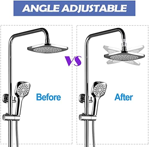 YDmeet Adjustable Swivel Ball Shower Head Adapter Brass Connector