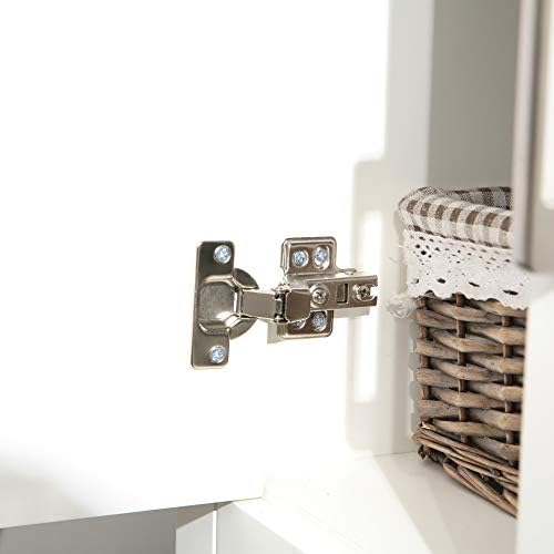 60 Bathroom Vanity Dual Sink Set Modern Design with Marble Tops