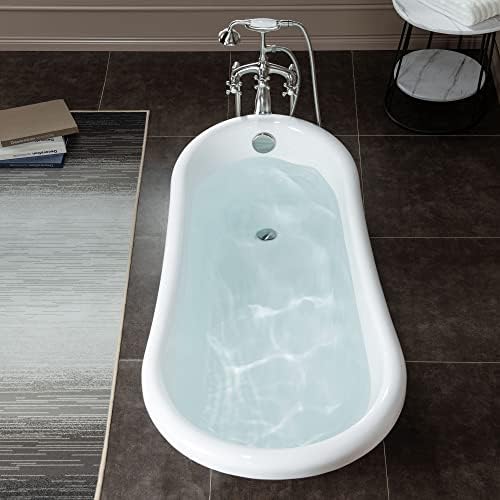 Luxury 50-Gallon Clawfoot Bathtub Faucet Set