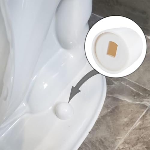 Senriise 10-Pack Toilet Bolt Caps Plastic Snap-in Covers