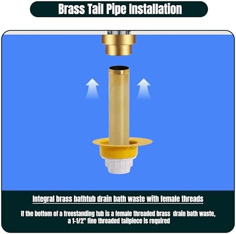 KOTBANIU bathtub drain setup kit
