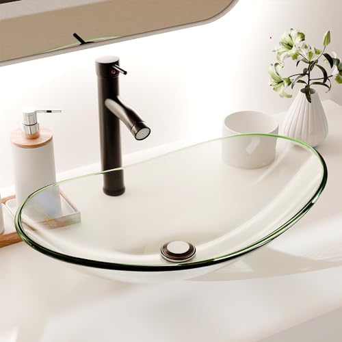 Stunning Vessel Sink for the Bathroom Ovoid Design with Polished Surface