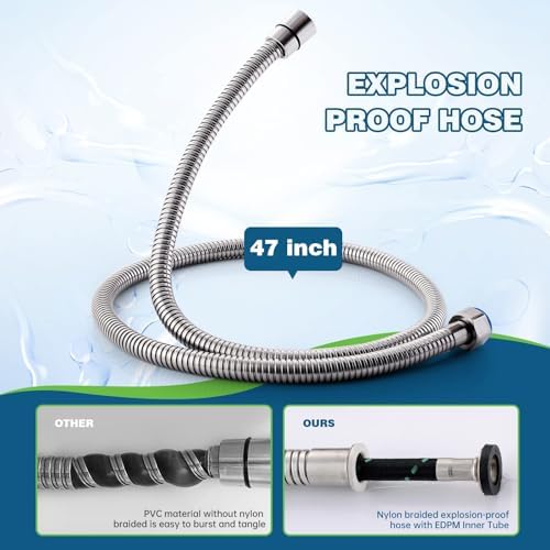 Fekivasy 3-Piece Stainless Steel Bidet Set
