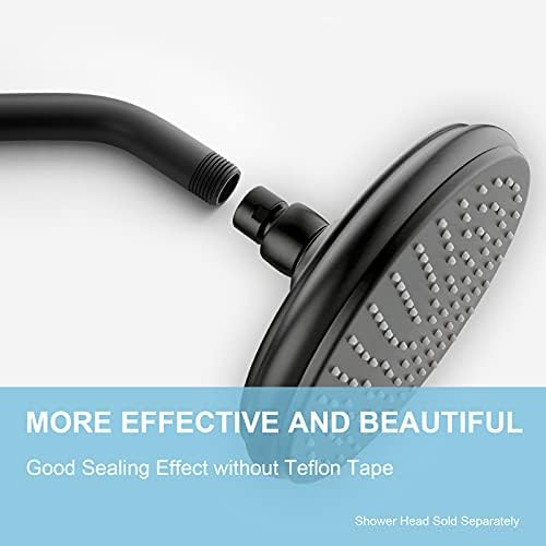 Premium 6-Inch Wall-Mounted Shower Arm for Fixed Showers