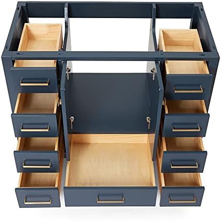 ARIEL 42 Midnight Blue Vanity Base Cabinet