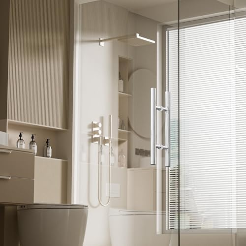 Durable Polished Chrome Shower Door Handle