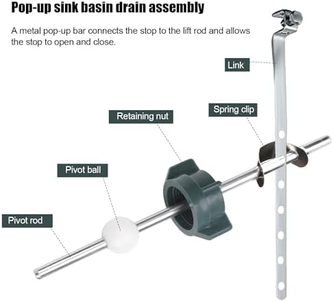 Luxury Sink Drain Repair Kit for Bathroom Fixes
