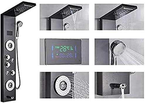 Ergonomic LED Shower Tower Panel