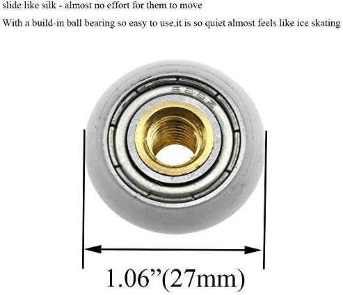 HAHIYO 27MM Smooth Rolling Shower Door Wheel