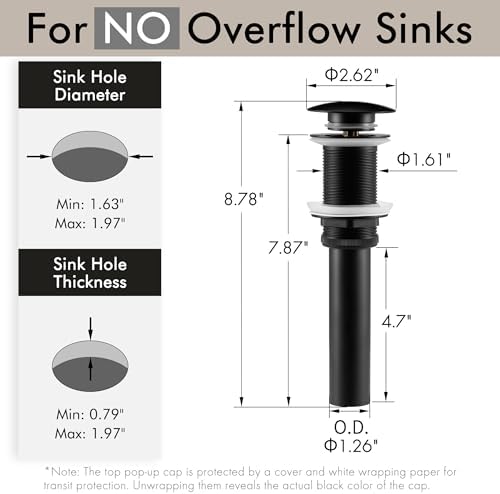 KES Vessel Sink Drain