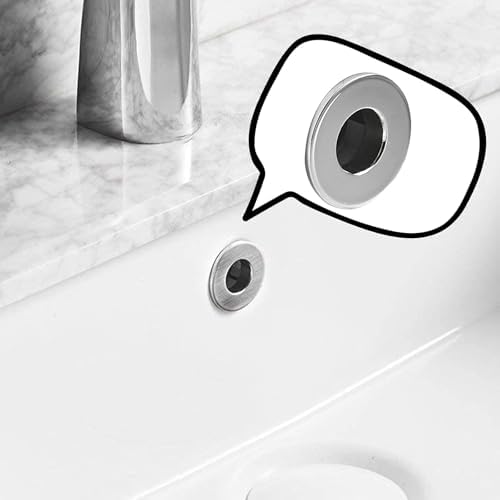 Vessel Sink Overflow Ring Cover Brushed Nickel