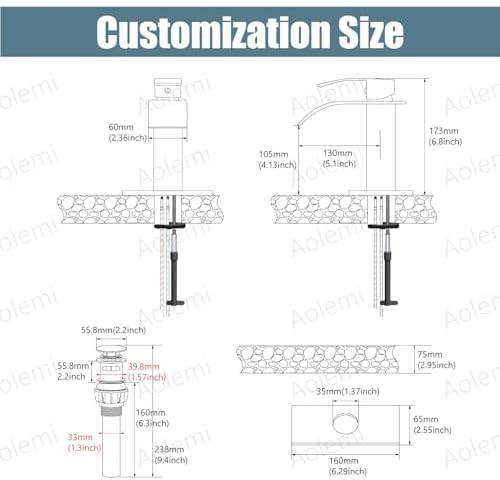 Durable Stainless Steel Bathroom Faucet with Deck-Mounted Installation