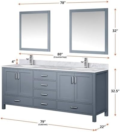 Double Vanity Sink with Marble Top