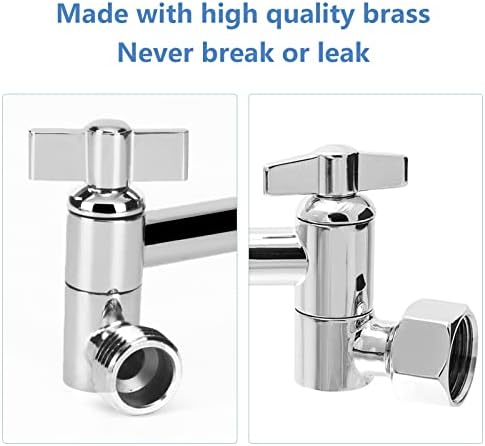 NearMoon Adjustable Chrome Shower Arm