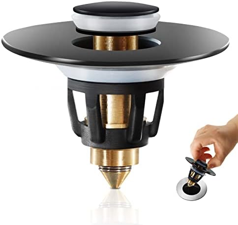 Ultimate Sink Drain Plug Black