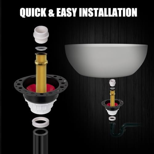 RANSATO Freestanding Bathtub Drain - Durable Easy to Install
