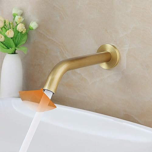 Bathroom Faucet Sensor - Gold Double Wall Mount Touchless