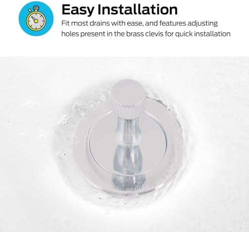 Eastman bathtub drain plug-in kit - easy bath setup