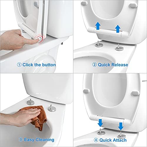 Hibbent Premium Elongated Toilet Seat