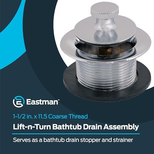 Eastman bathtub drain plug-in kit - easy bath setup