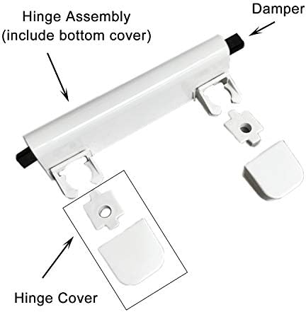 Toilet Seat Hinge Kit Simple Setup Long-Lasting Performance