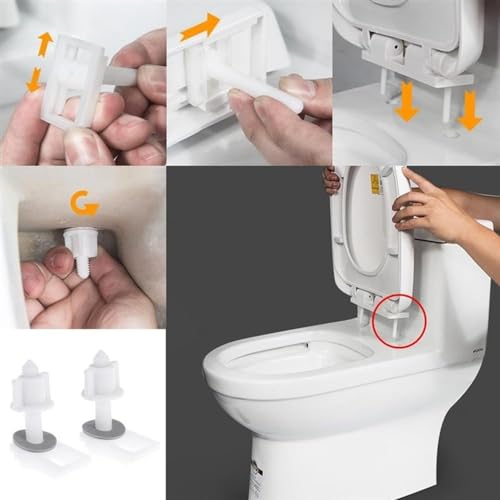 Sturdy Plastic Toilet Seat Screws for Installing Toilets