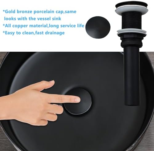 Stylish Ceramic Vessel Sink with Faucet Combo