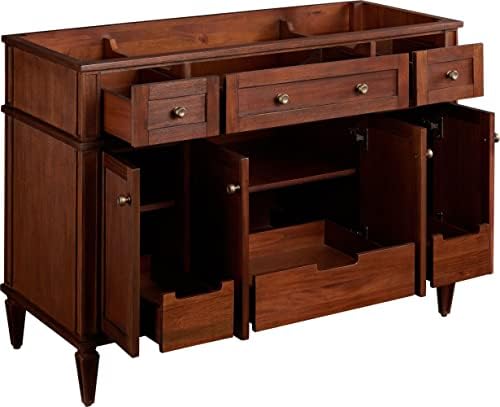 Mahogany 48 Vanity Cabinet - Antique Brown