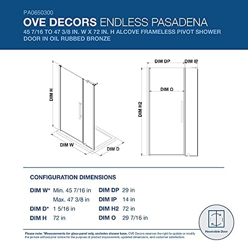 Get the Look You Love with OVE Frameless Showers in Bronze