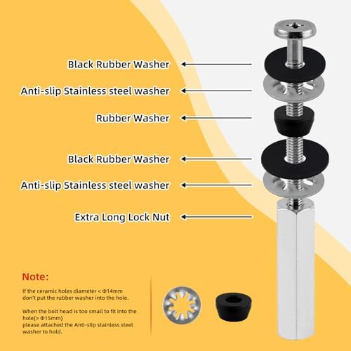 High-Quality Stainless Steel Toilet Seat Bolt Kit