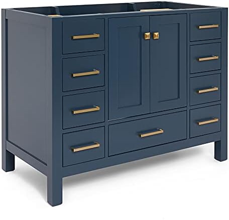 ARIEL 42 Midnight Blue Vanity Base Cabinet