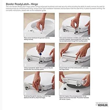 Kohler 24495-A-0 Elongated Toilet Seat