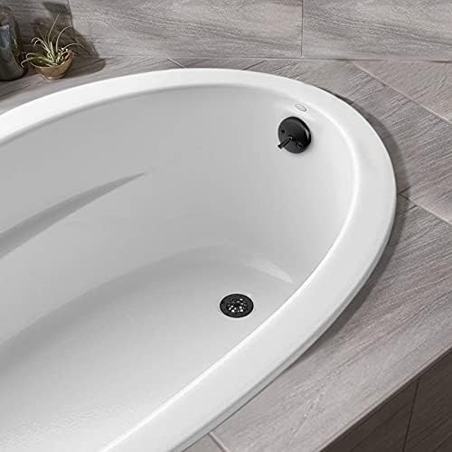 Matte Black Trip Lever bathtub drain kit