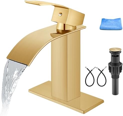 Durable Stainless Steel Bathroom Faucet with Deck-Mounted Installation