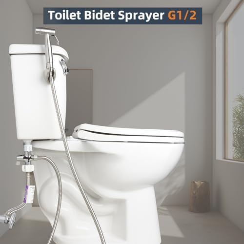 Hibbent Bidet T Adapter with Shut Off Valve